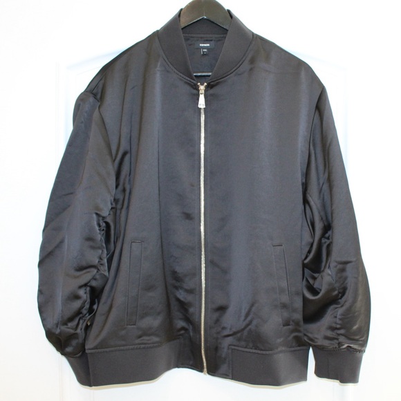 Express satin bomber jacket (women’s L) (NWT) - Picture 8 of 16